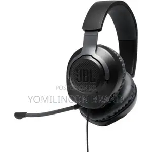 JBL Quantum 100 - Wired Over-Ear Gaming Headphones - Black