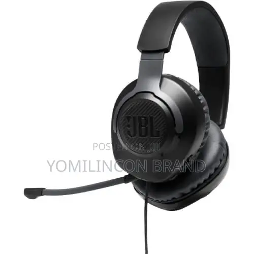 JBL Quantum 100 - Wired Over-Ear Gaming Headphones - Black