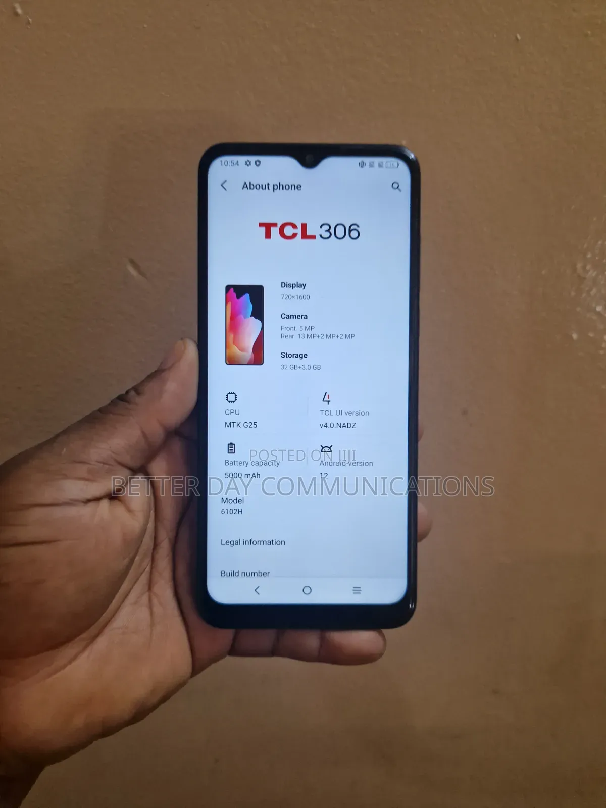TCL 306 32 GB Gray