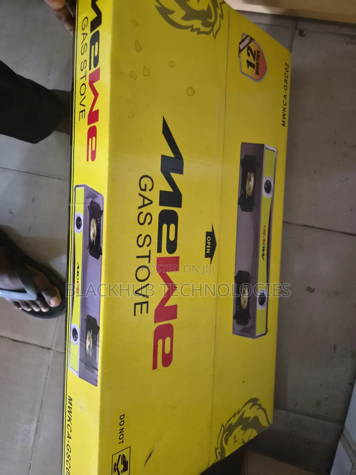 Mewe Table Top Gas Cooker 2 Burners Mwkca-Gsc02