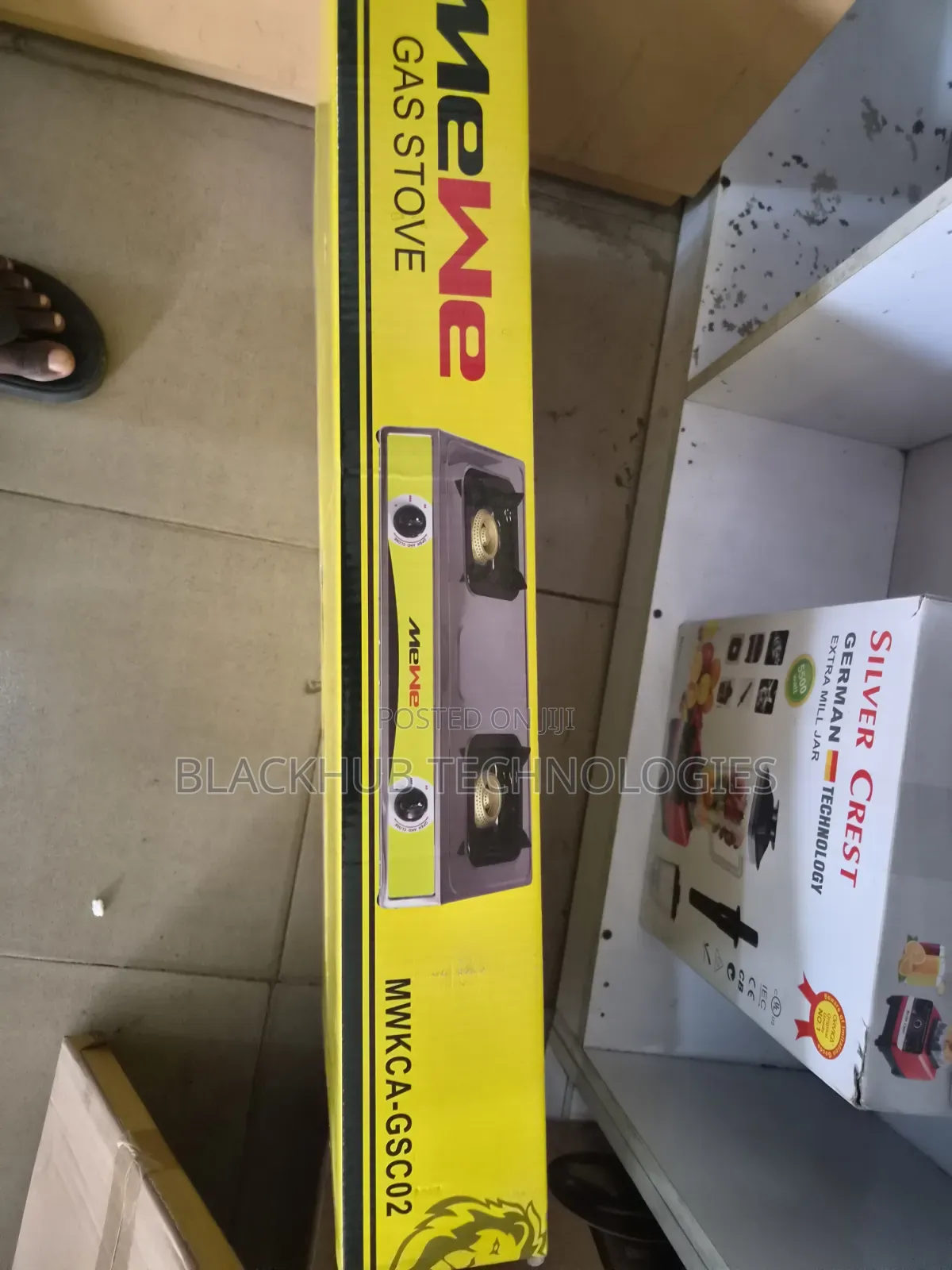 Mewe Table Top Gas Cooker 2 Burners Mwkca-Gsc02