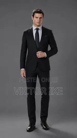 Black Fitted Suit