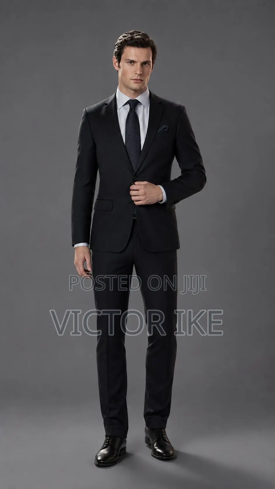 Black Fitted Suit