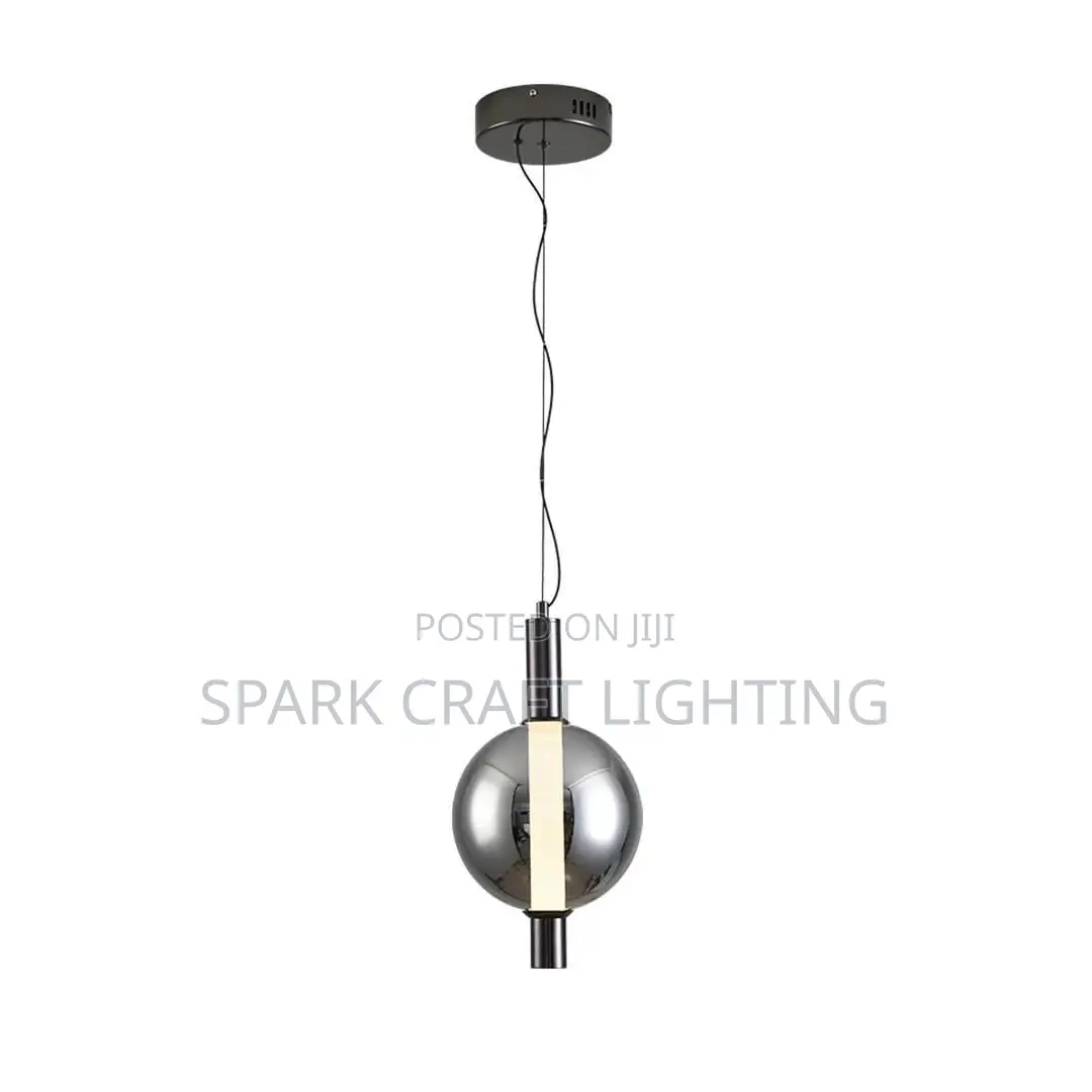 Modern Chrome Sphere Pendant Light