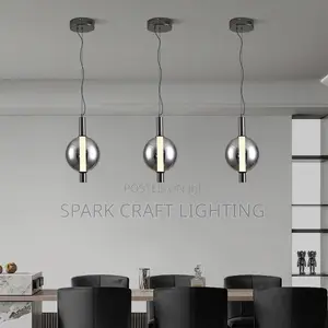 Modern Chrome Sphere Pendant Light