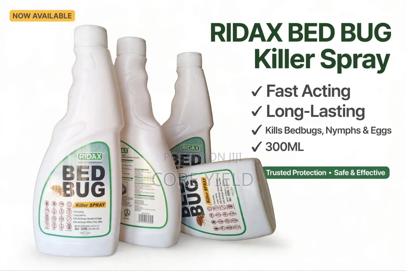 Original 300ml Ridax Bedbug Killer.
