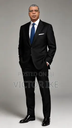 2piece Black Quality Suit Wear