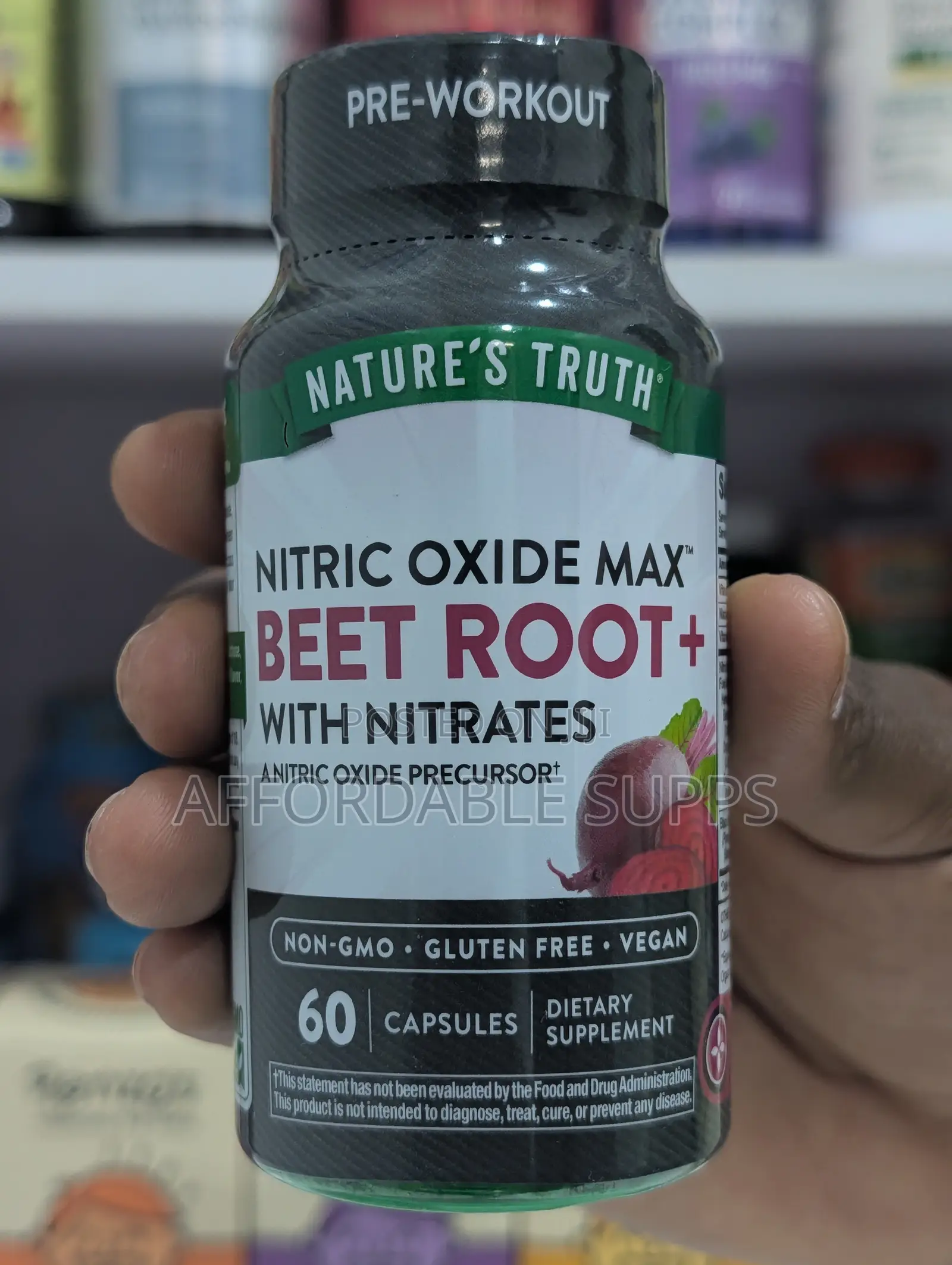 Nature’s Truth Nitric Oxide Max Beet Root+ 60 Capsules