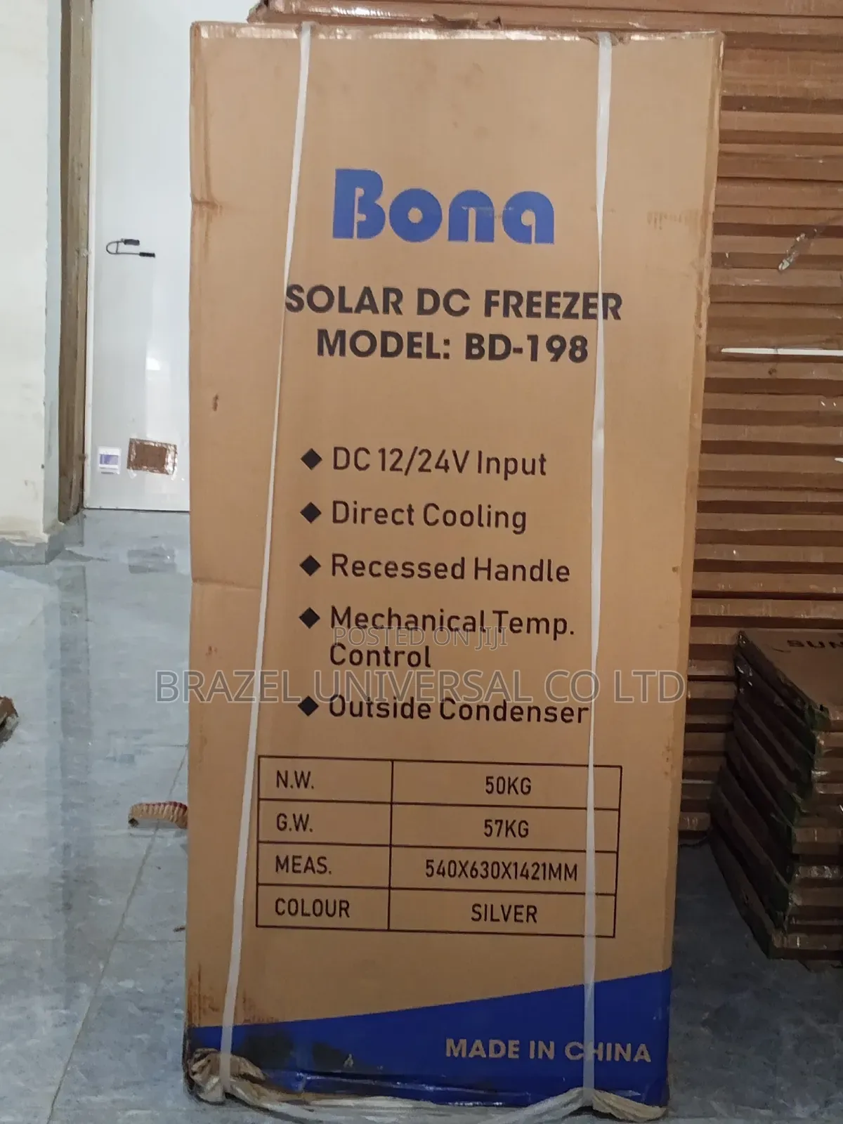 Bona AC/Dc 198L Upright Freezer (Ice Maker)