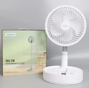 TGX Stretchable Rechargeable Folding Telescopic Fan