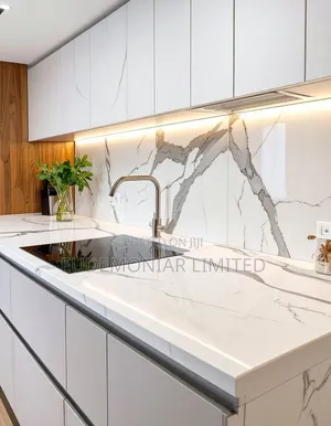 Kitchen Wall Marble Mounting