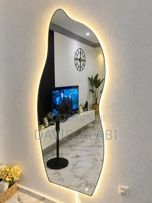 3.5ft by 6ft Scallop Mirror