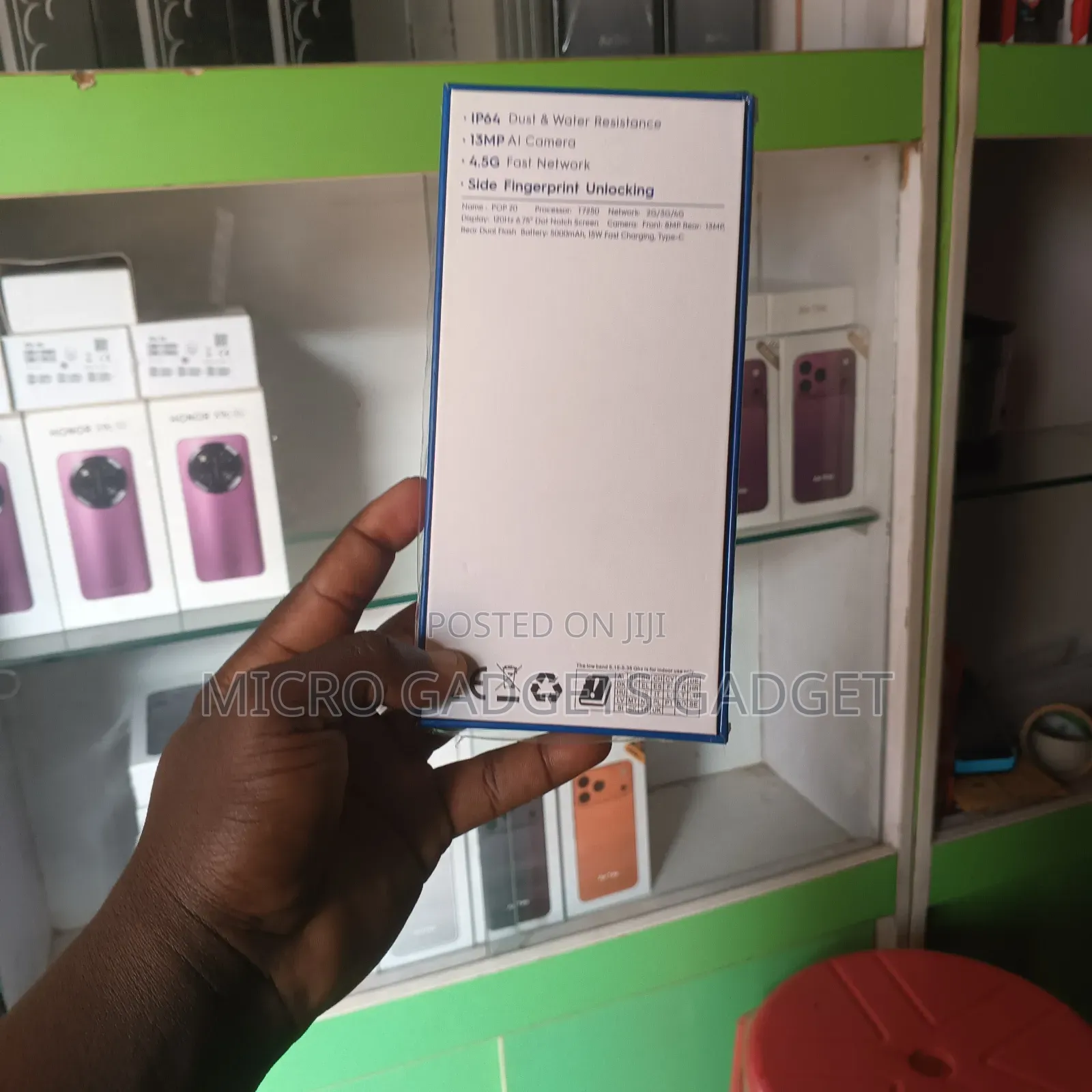 New Tecno Pop 20 128 GB Blue