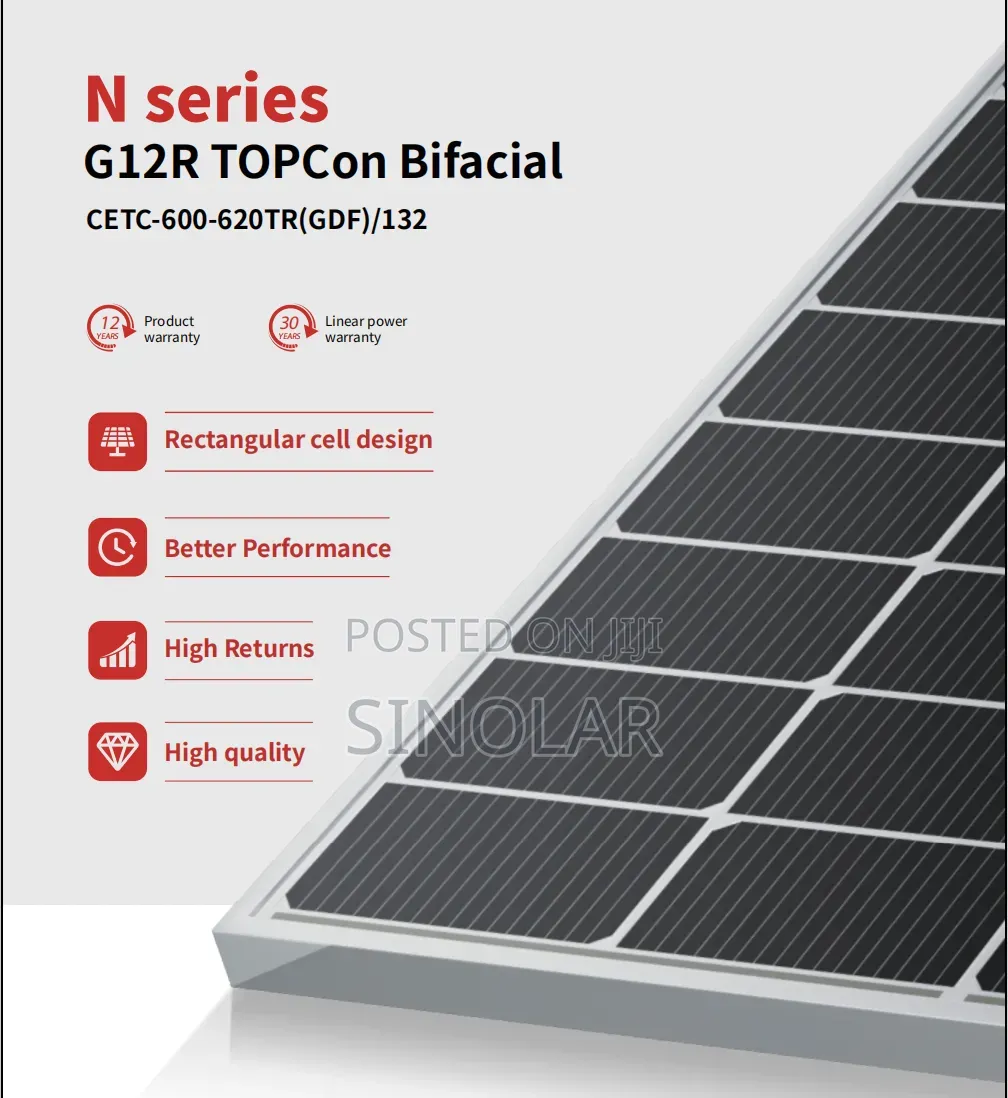 620w Solar Panel TOPCon Bifacial