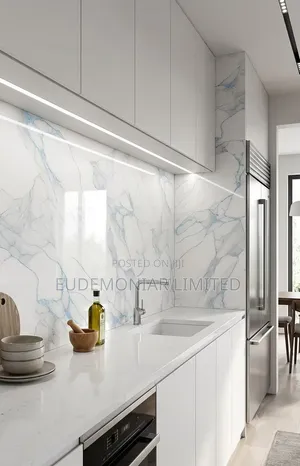 Custom Marble Wall Design for Kitchens