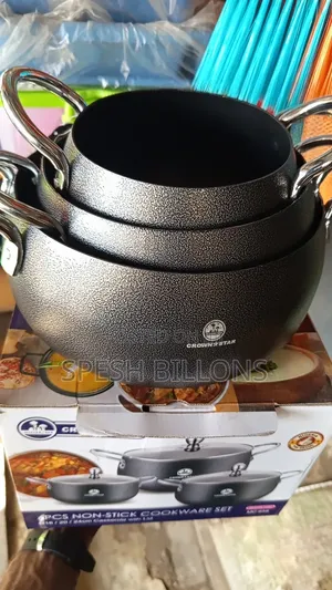 6 PCS Nonstick Cookware Set
Original Coating and Spacious
For All Type