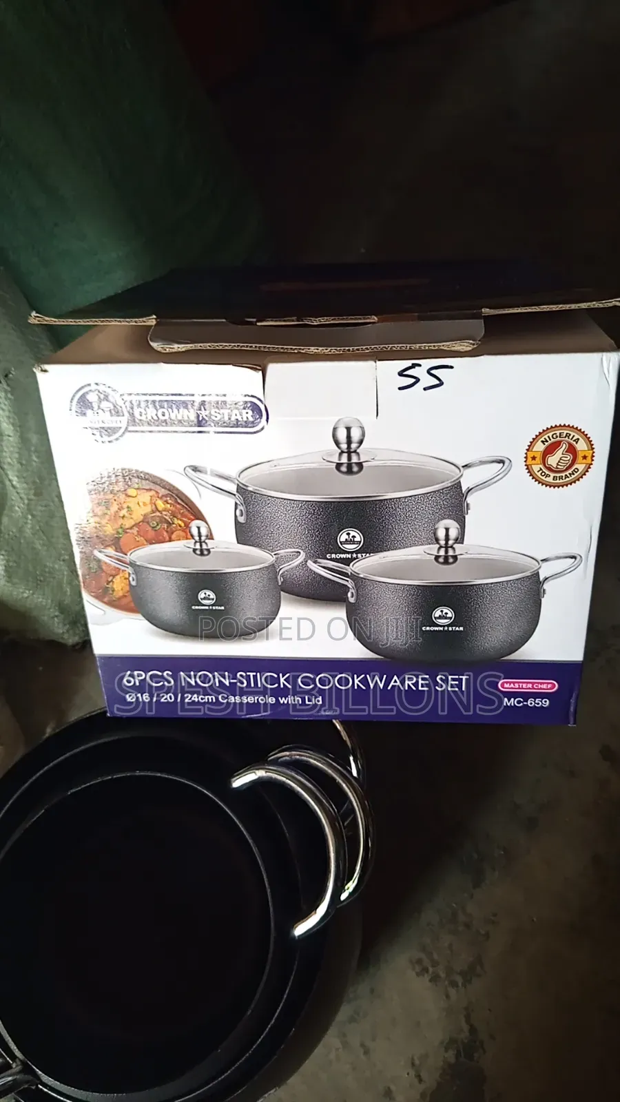 6 PCS Nonstick Cookware Set
Original Coating and Spacious
For All Type