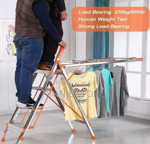 4 Step Multi-Purpose Ladder/ Cloth Hanger