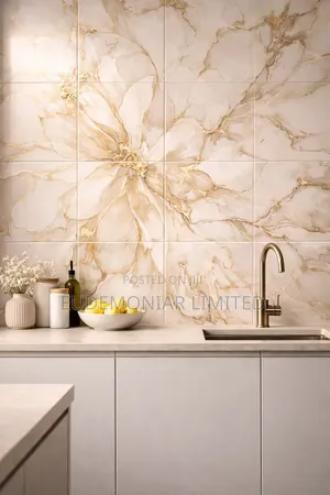 Elegant Marble Kitchen Wall Decor