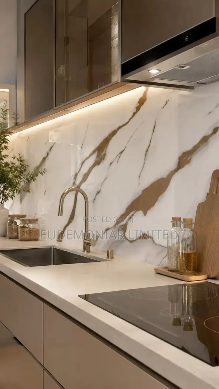 Kitchen Stone Facade Installation