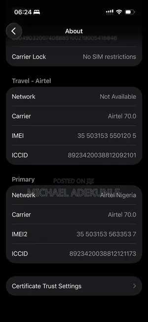 Apple iPhone 16 Pro 128 GB Gray