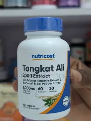 Nutricost Tongkat Ali 500mg Capsules – 200:1 Extract