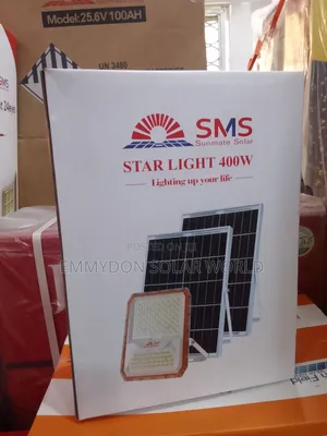 SMS Solar Flood Star Lights 400w With Double Panel