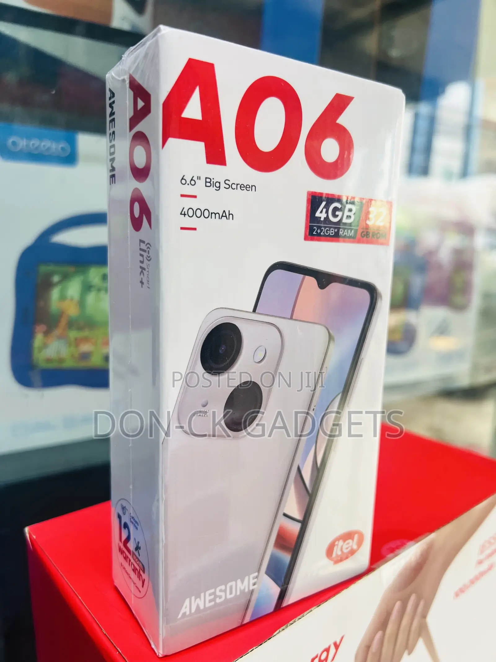 New Itel A06 32 GB Blue