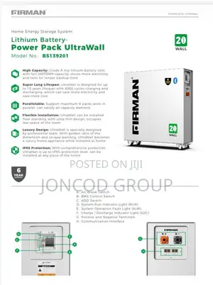 Firman 20 Wall Lithium Battery