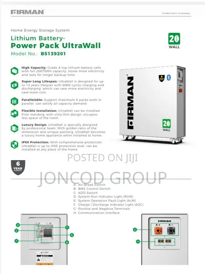 Firman 20 Wall Lithium Battery