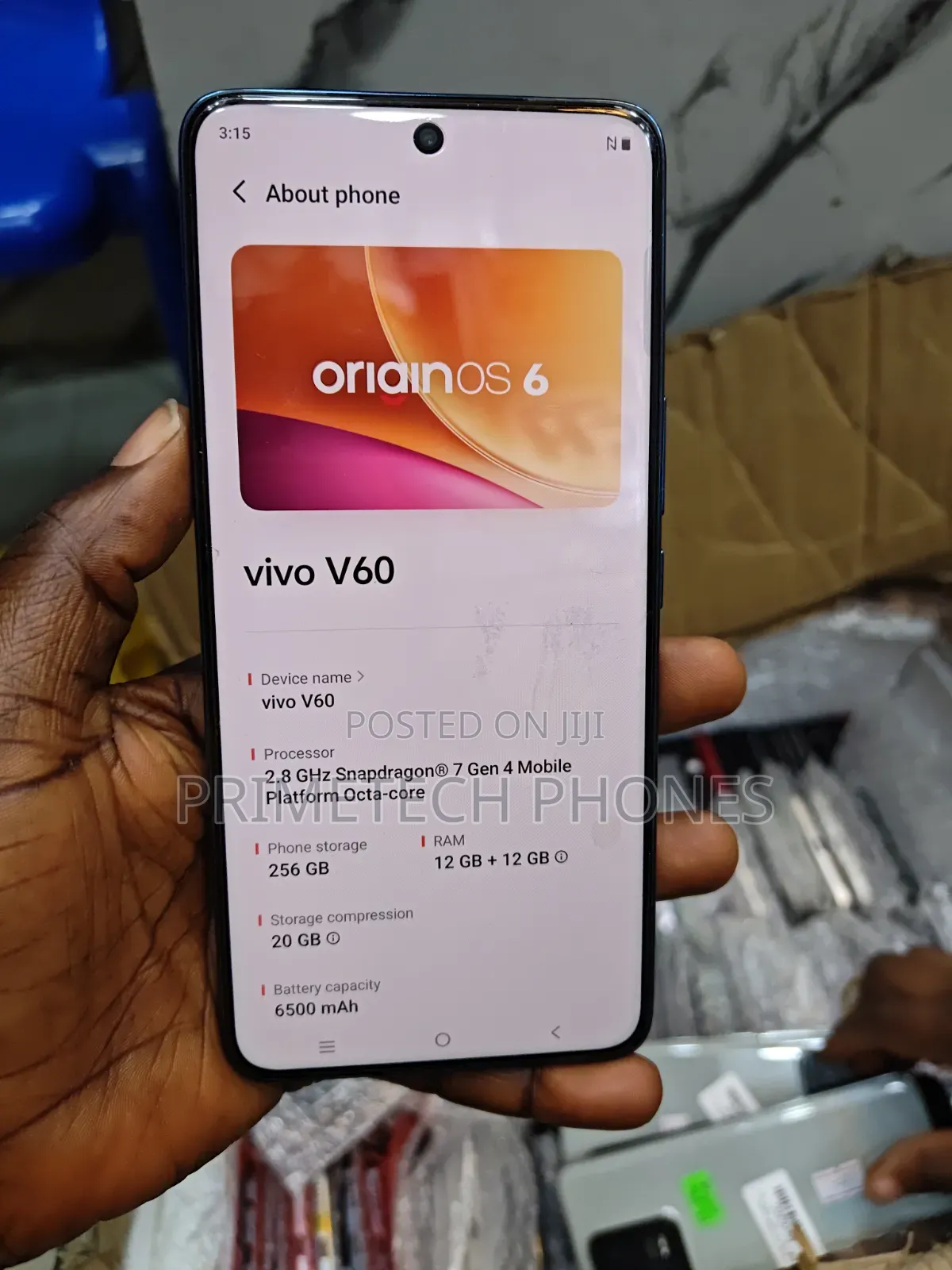 Vivo V60 256 GB Black
