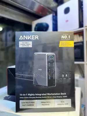 Anker Prime Docking Station, 14-in-1 Laptop Docking Station Dual Monit