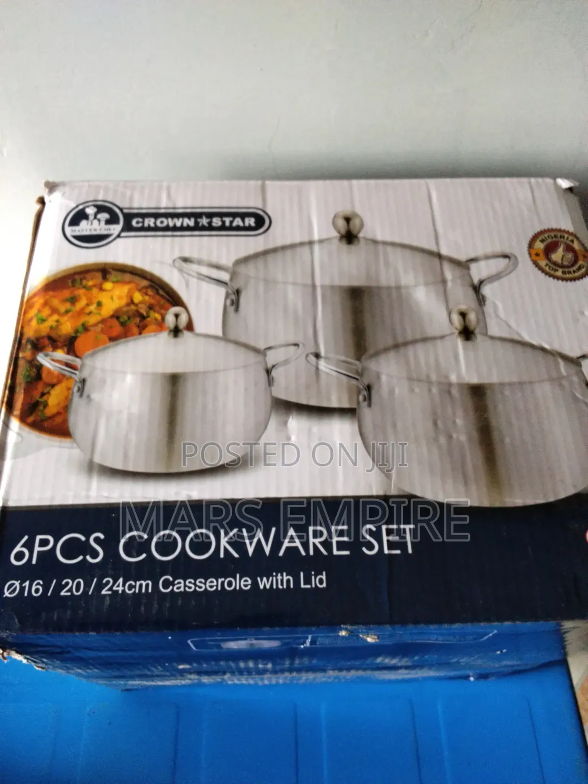 6pcs Cookware Set - N45,000
