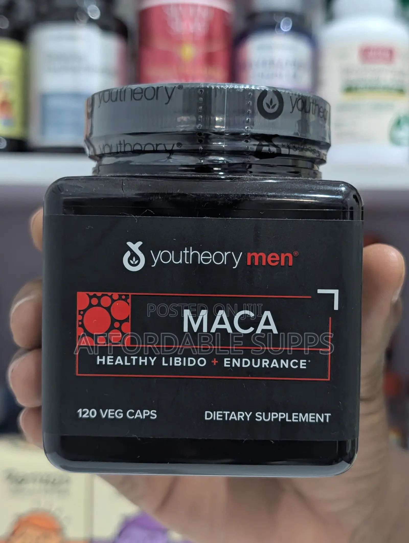 Youtheory Men's Maca 500mg – 120 Vegetarian Capsules