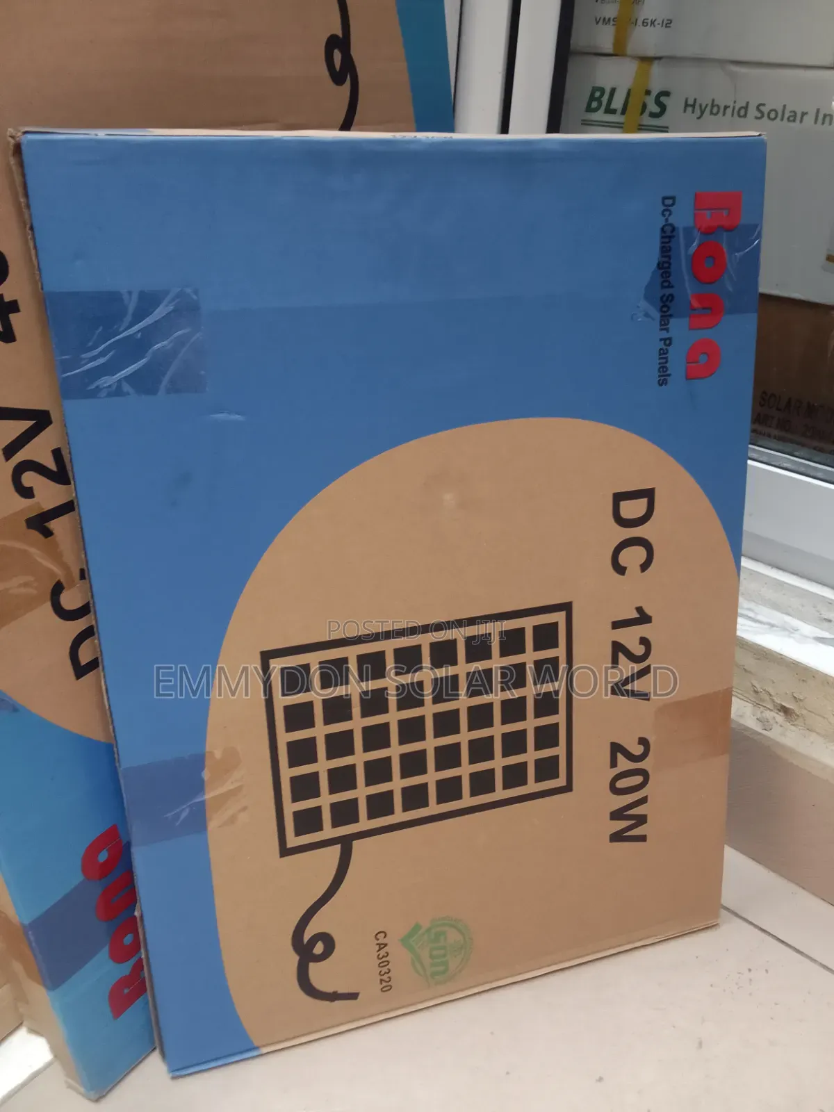 BONA Solar Panel Mono Dc 20w 12v