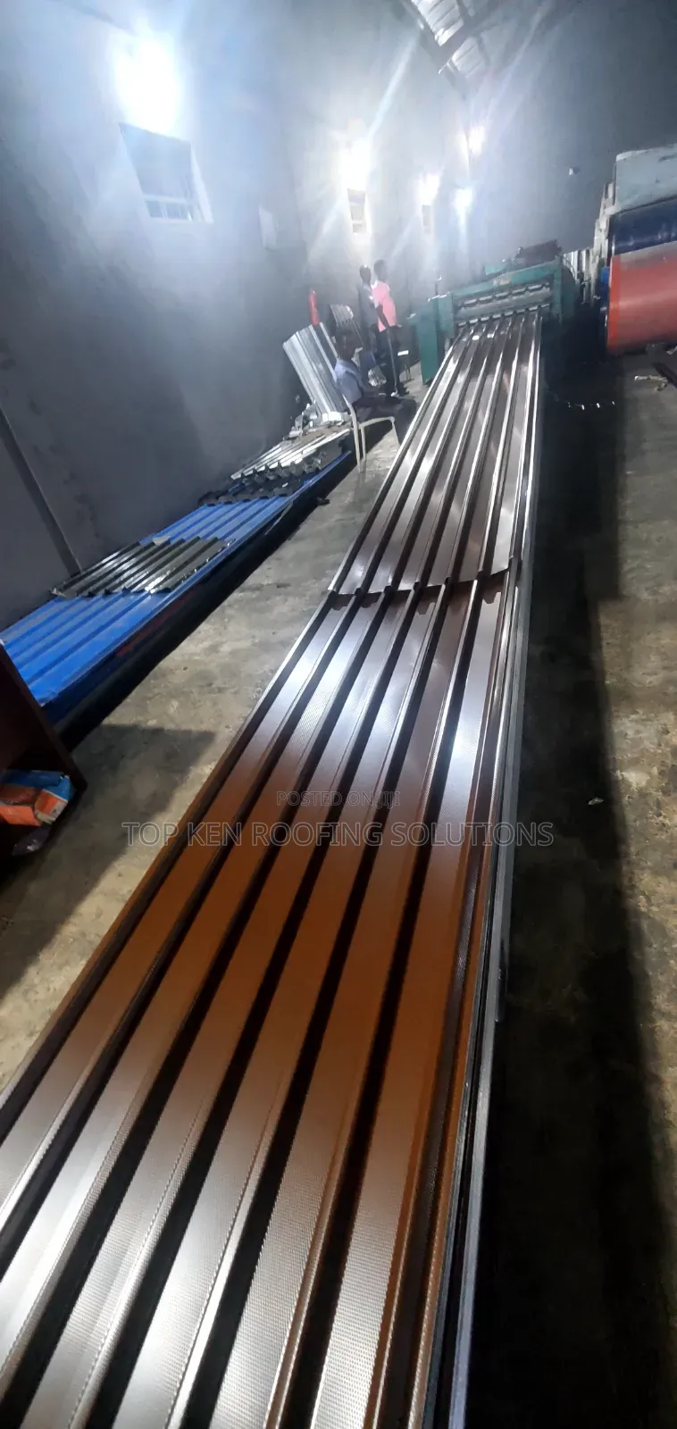 Nut Brown 0.55mm Thickness Longspan Sheet