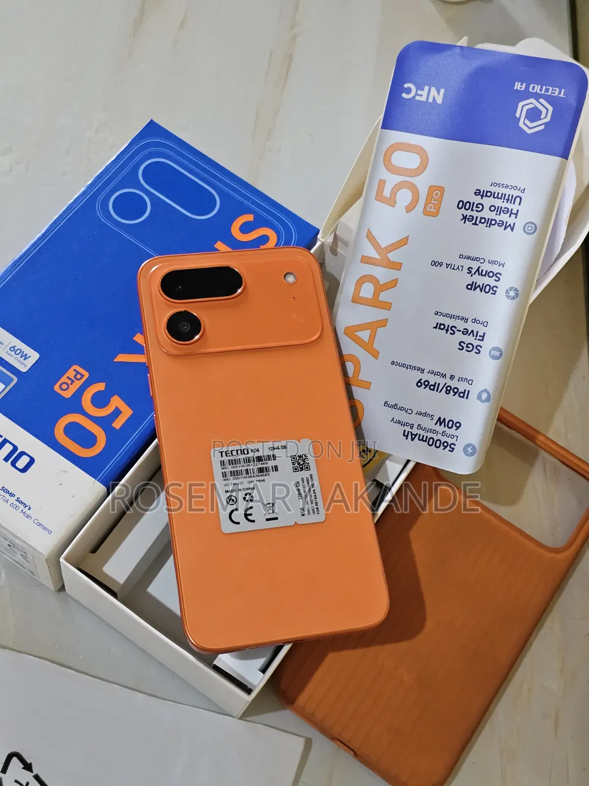 Tecno Spark 50 Pro 256 GB Orange