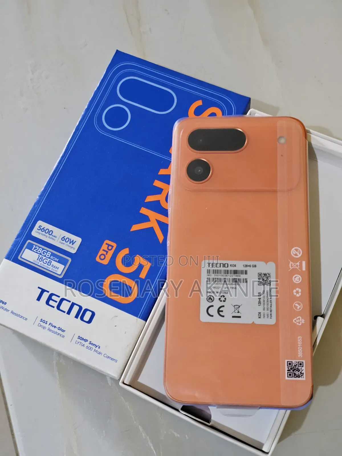 Tecno Spark 50 Pro 256 GB Orange