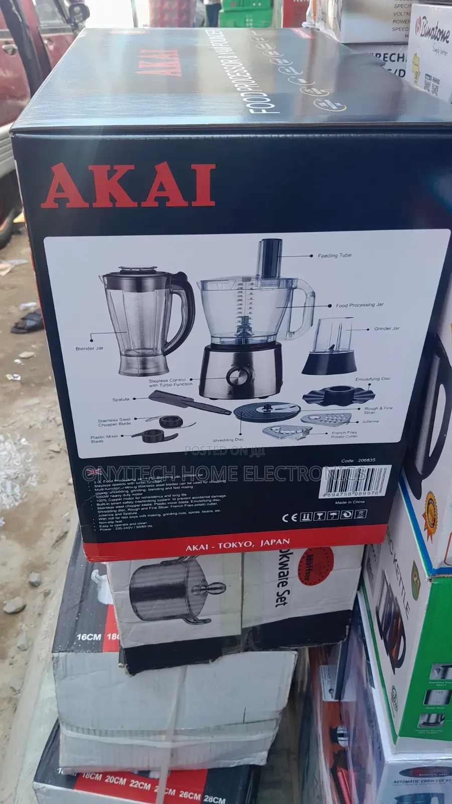Akia 3 in 1 Food Processor