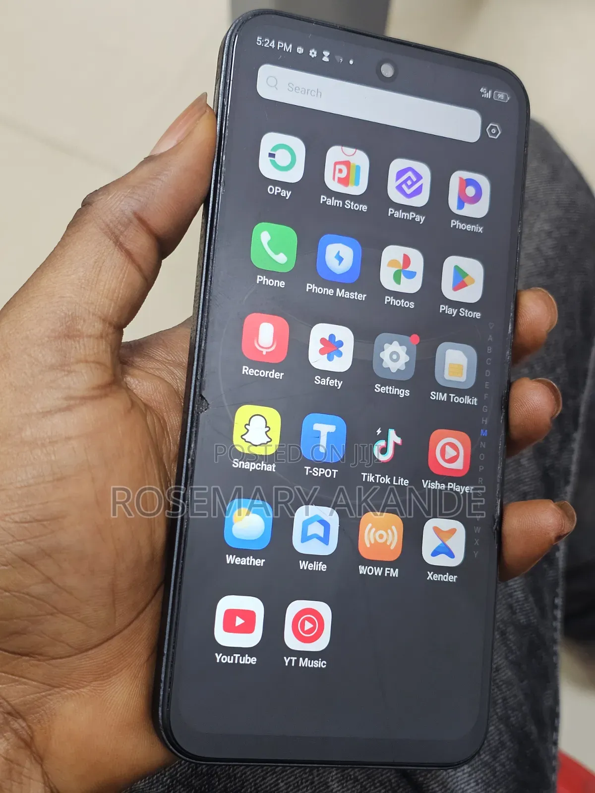 Tecno Spark 30C 128 GB Black