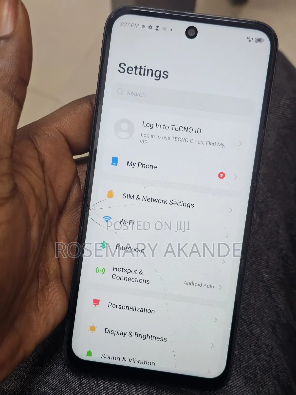 Tecno Spark 30C 128 GB Black