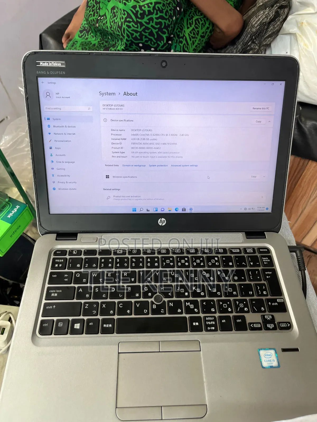 Laptop HP EliteBook 820 G3 8GB Intel Core i5 SSD 256GB