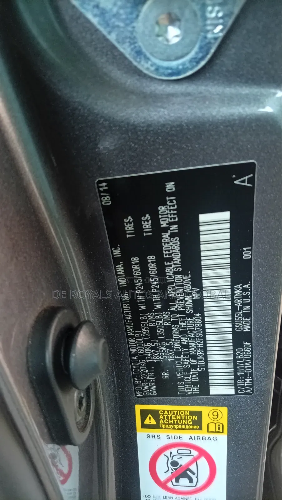 Toyota Highlander 2015