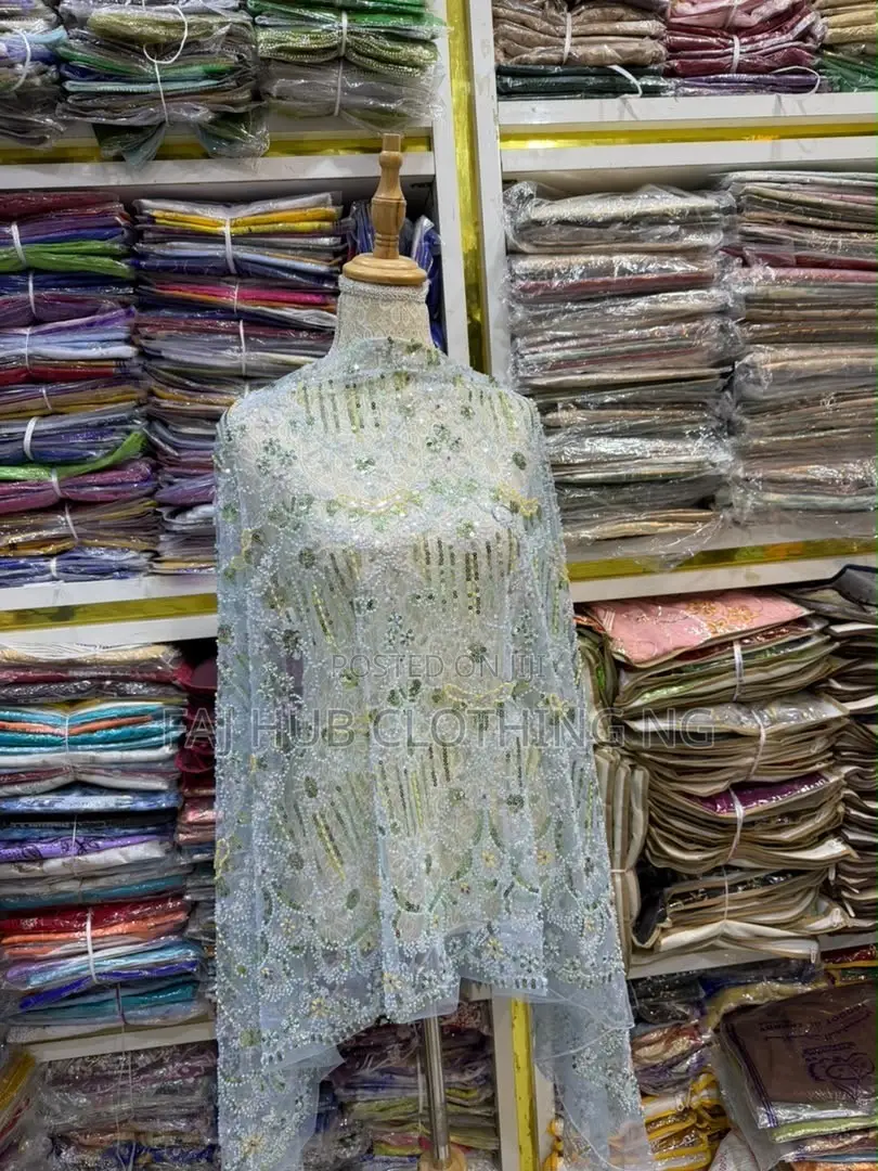 Luxury Beaded Net Veils