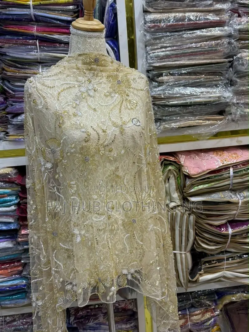 Luxury Beaded Net Veils