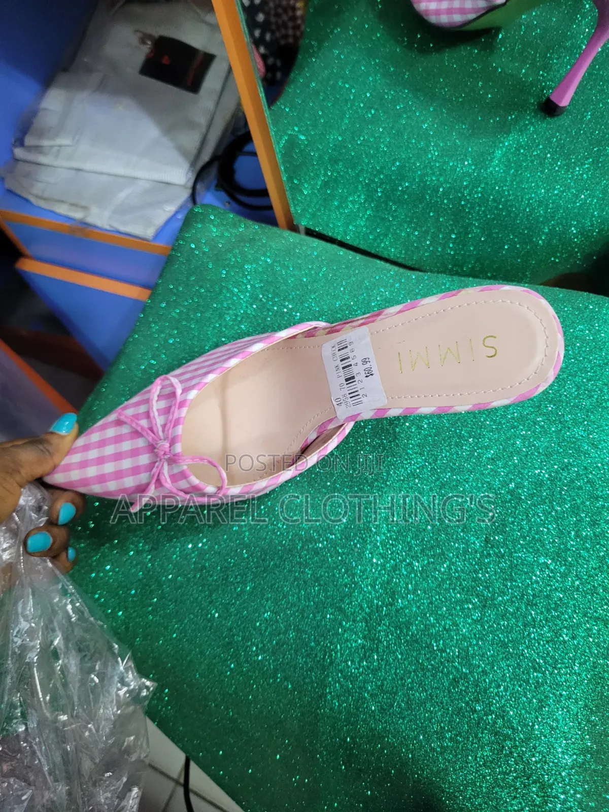 Sinmi Pink Half Shoe