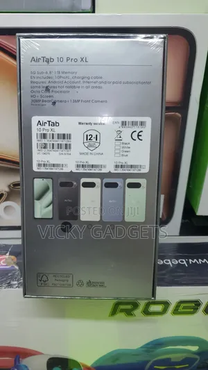 New AirTab 10 Pro XL 512 GB Black