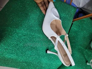 White Mango Sling Back Shoes