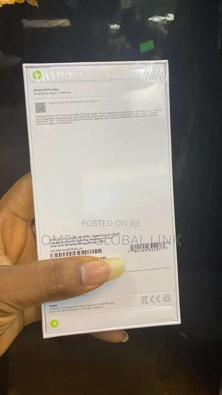 New Apple iPhone 16 Pro Max 512 GB Black