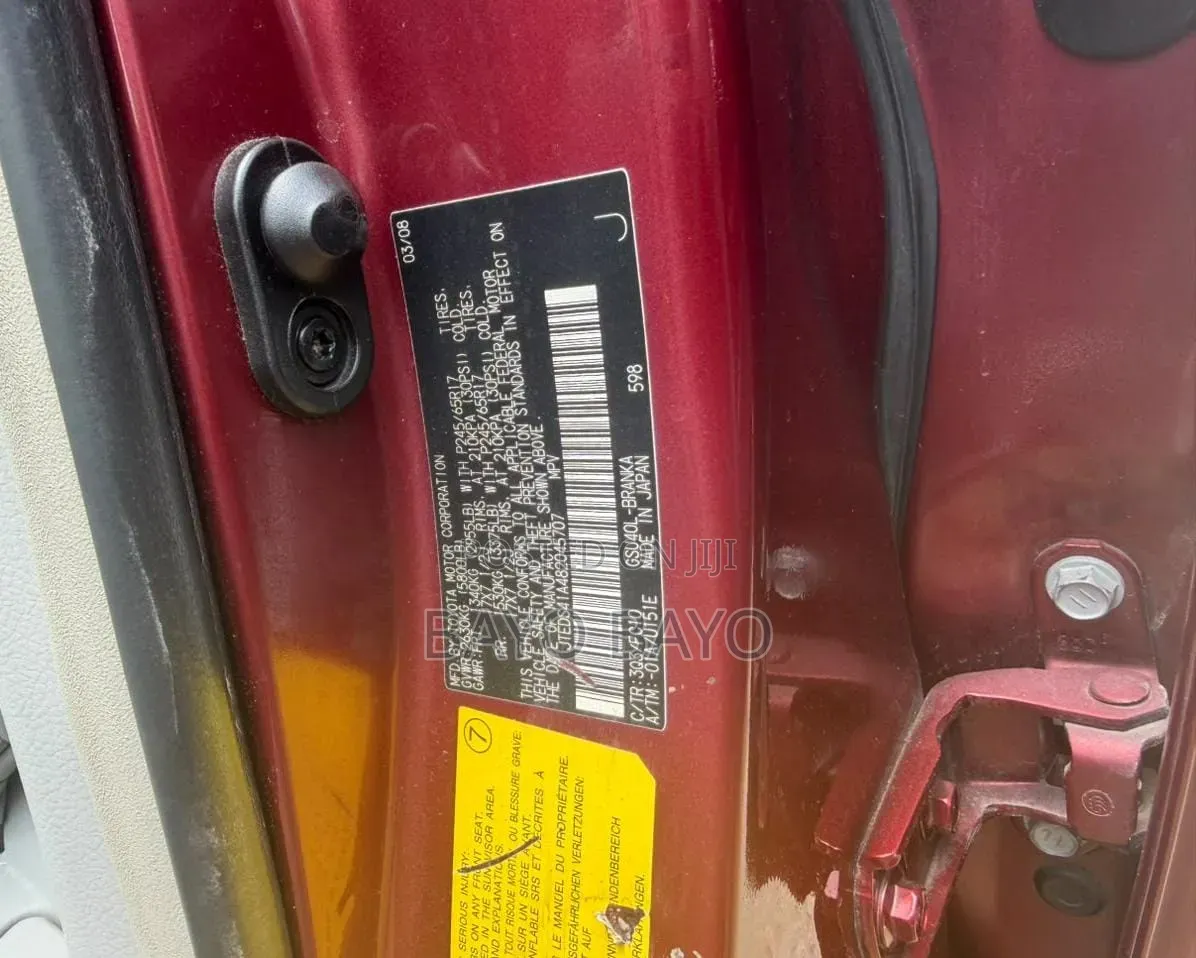 Toyota Highlander 2010 Red
